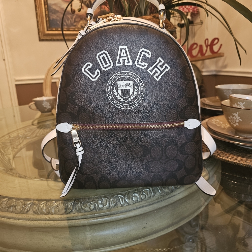 Coach Brown Backpack - Picture 3 of 6